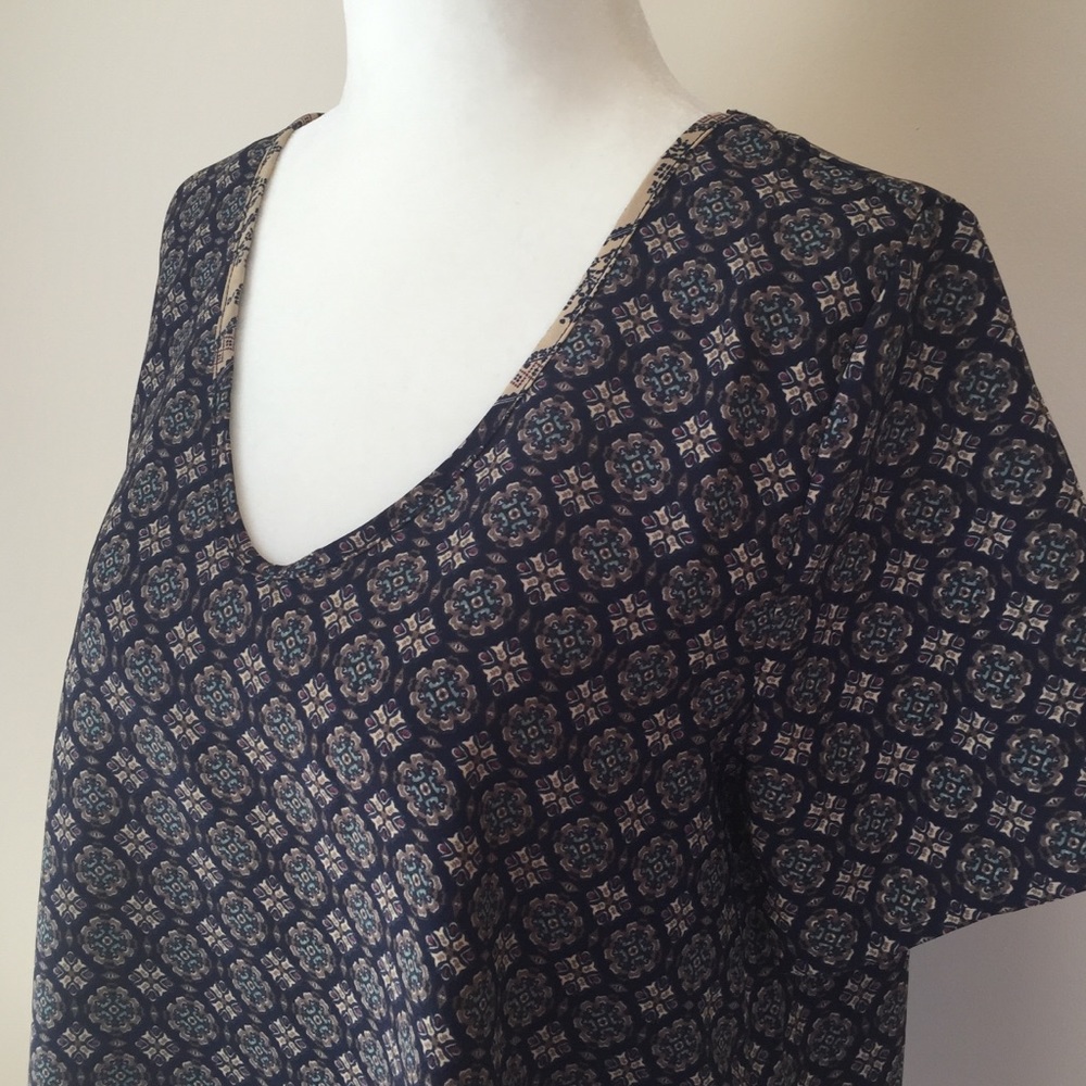 Sienna Sky - Crisscross Back Blouse / Tunic - Picture 2 of 7